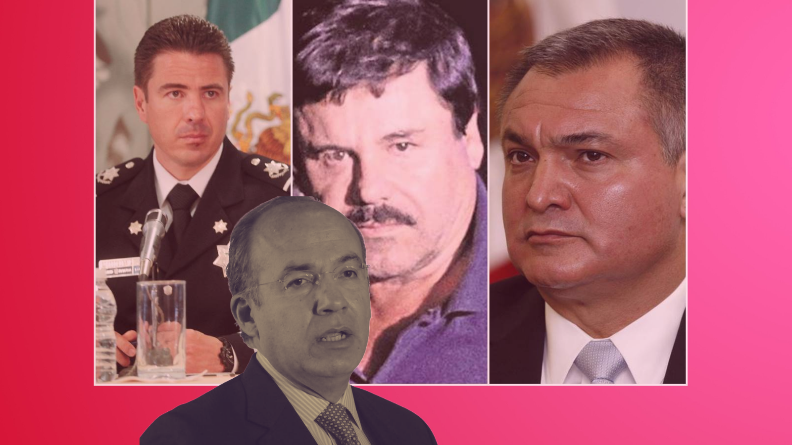 FGR obtiene 7 órdenes de aprehensión: “El Chapo”, García Luna, Cárdenas Palomino  y más.