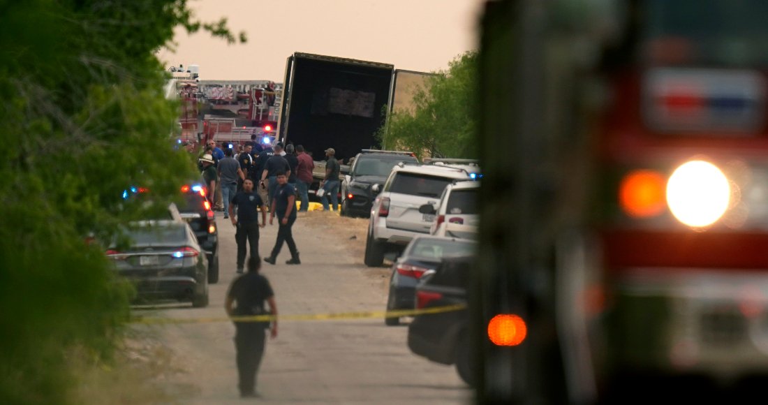 Confirman 50 muertos en tráiler en Texas: AMLO lo califica como una tragedia