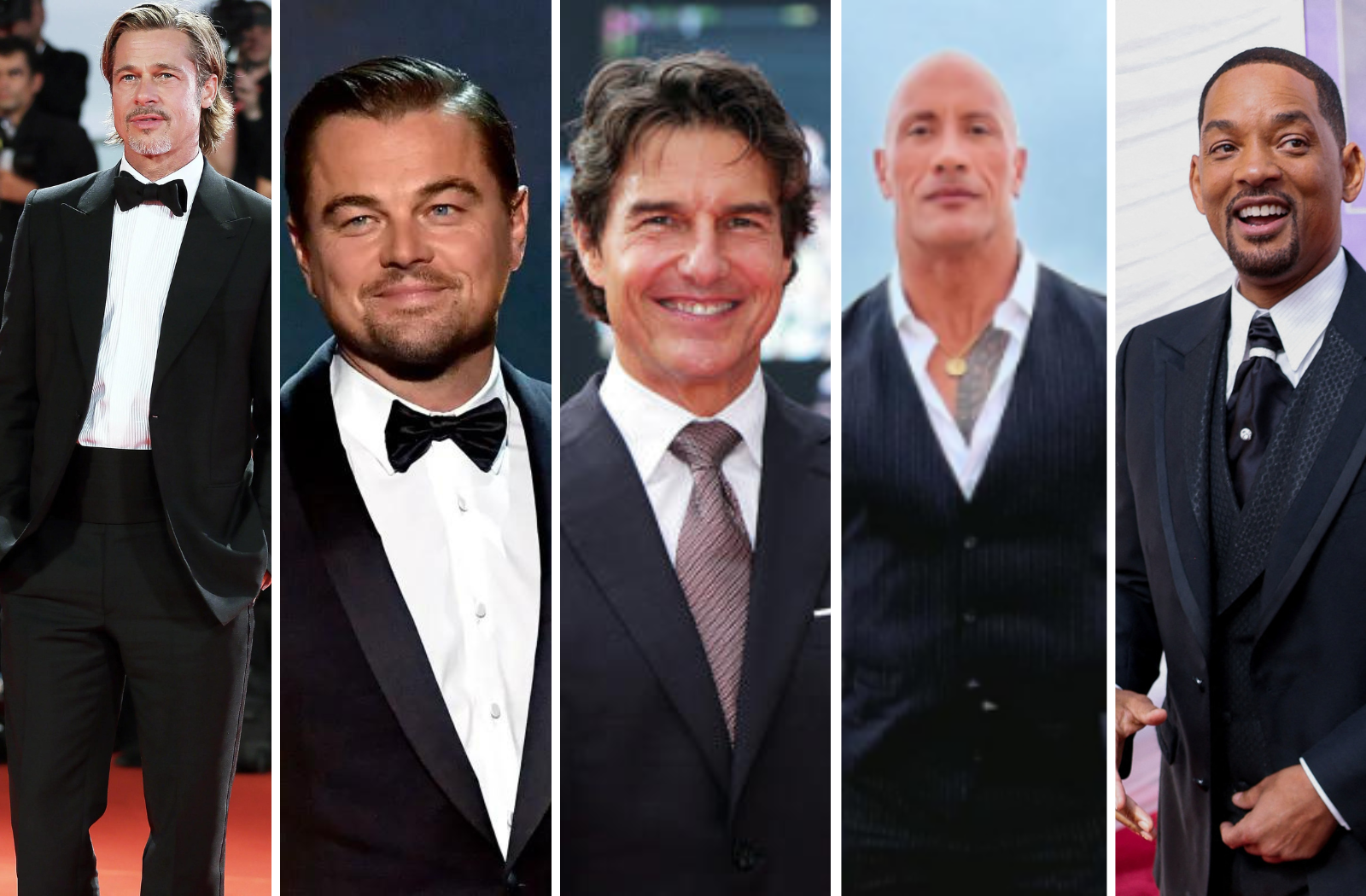 Los 5 actores de Hollywood mejor pagados en el 2022