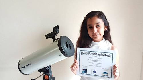 Ashley Martinez, niña mexicana, que descubrió un asteroide: NASA confirma