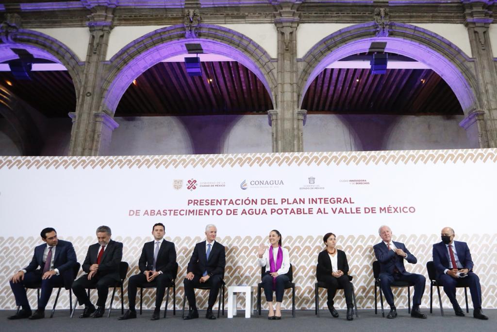 CDMX, Edomex y CONAGUA presentan plan para garantizar el abastecimiento de agua