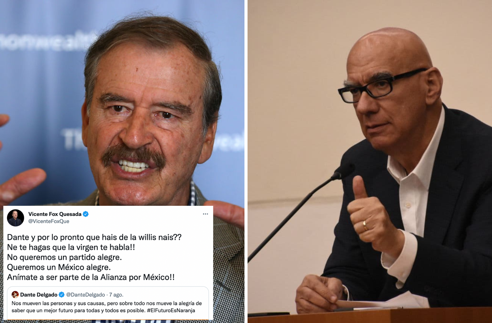 Vicente Fox lanza un llamado de desesperación a Movimiento Ciudadano