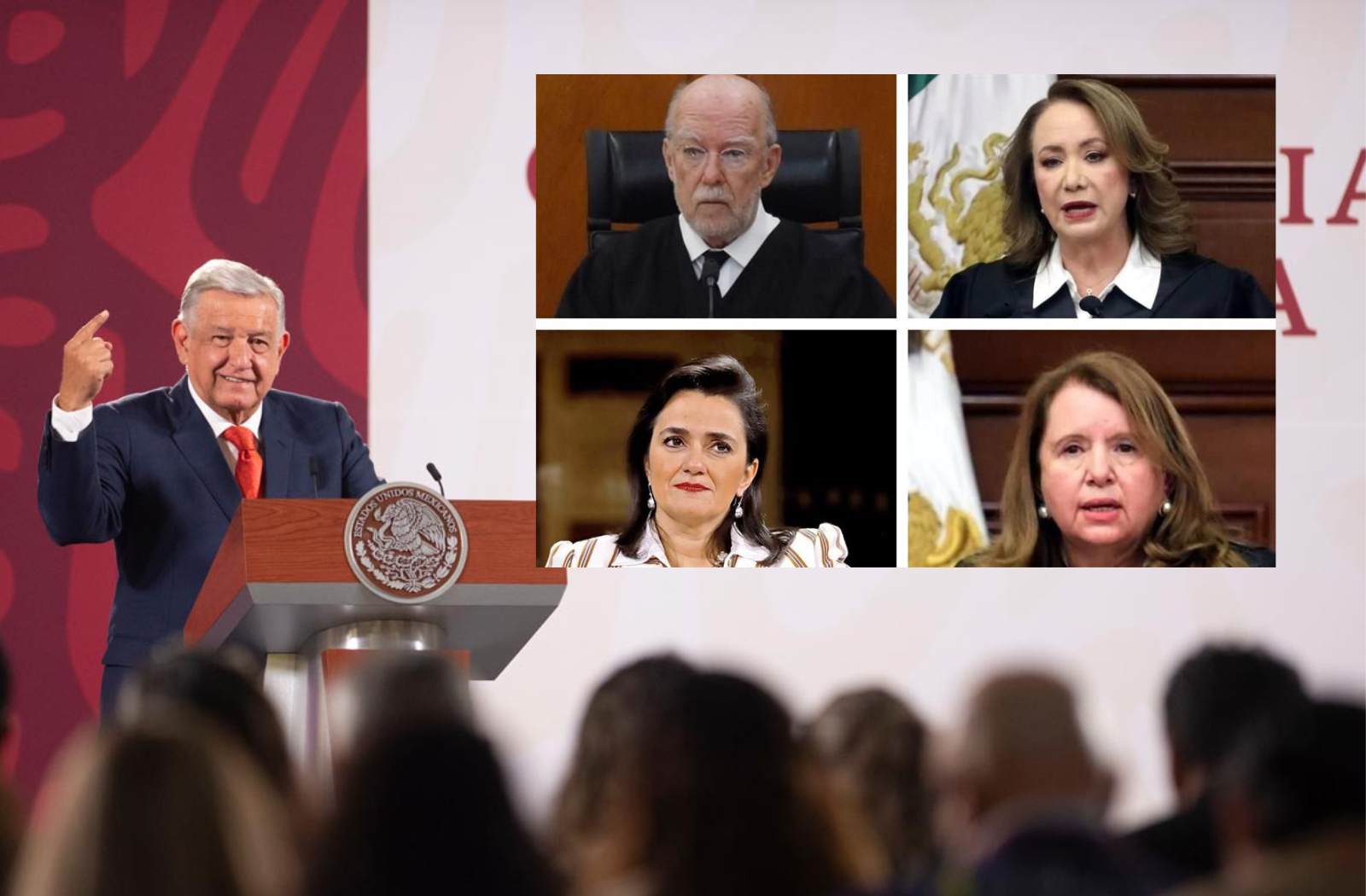 Me equivoqué con mis propuestas de ministros para la Corte: AMLO