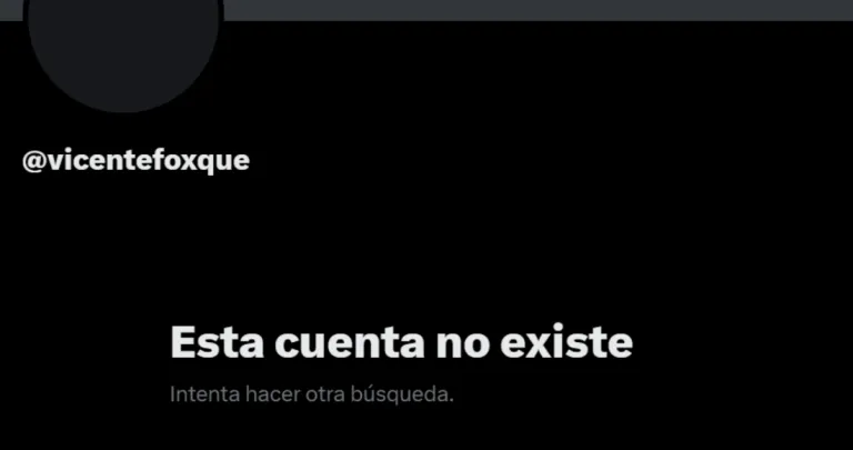 La cuenta del expresidente Fox en X está cerrada. No se sabe si fue él o fue obligado