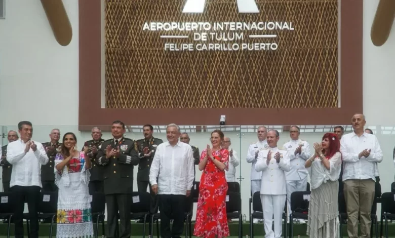 AMLO inaugura Aeropuerto Internacional de Tulum y ahí pide “continuidad con cambio”