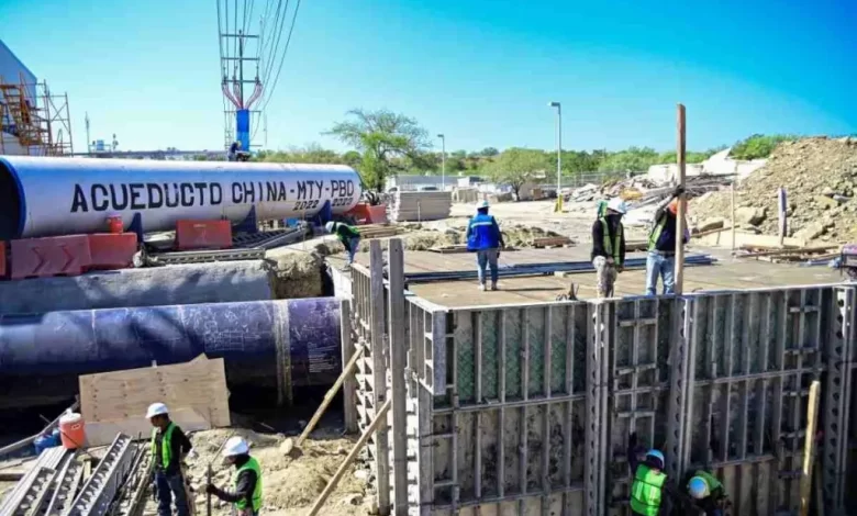 Samuel García asegura que escasez de agua en Nuevo León se resolverá en una semana con el Acueducto El Cuchillo II