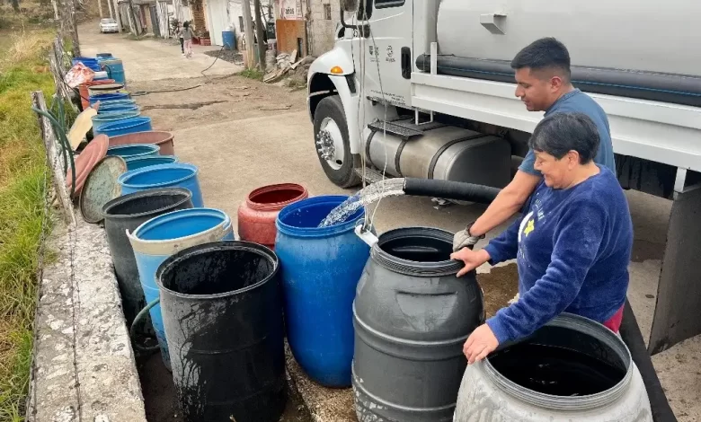 En condiciones de sequía, la cuenca del río Cutzamala