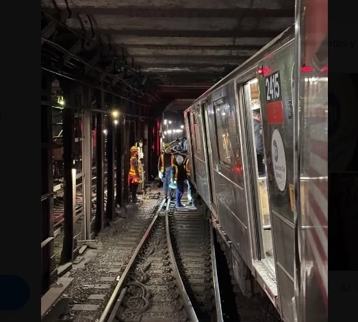 Choque de trenes en metro de NY deja más de 20 lesionados