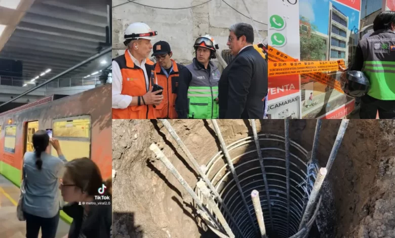 Obra en la BJ filtra cemento a un tren del Metro; Batres culpa a Cártel Inmobiliario