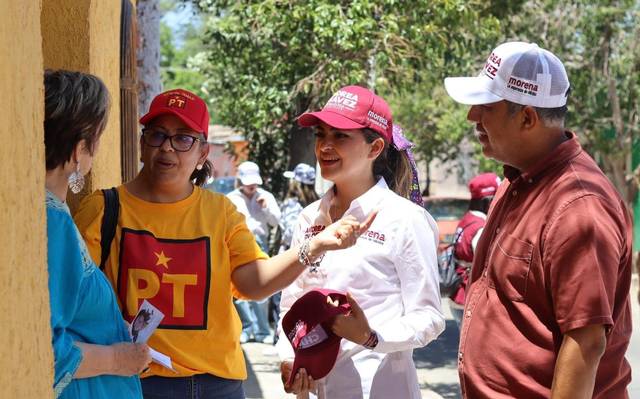 Andrea Chávez lleva sus propuestas a vecinos de Allende, Coronado, Matamoros y Parral