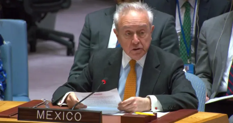 México reafirma su respaldo a la integración de Palestina como miembro de la ONU
