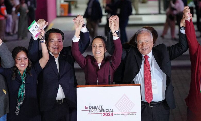 Voy a ser la primera mujer Presidenta de México: Sheinbaum llama a los mexicanos y mexicanas a ser parte de la historia con la continuidad de la 4T en el primer debate presidencial