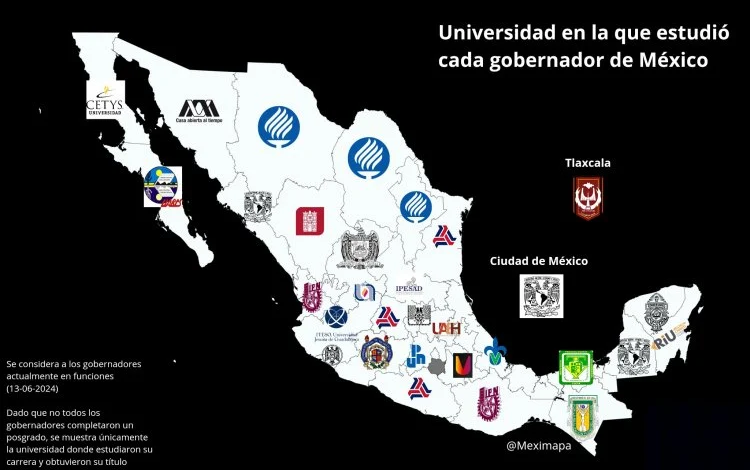 ¿Qué universidad ha dado MÁS GOBERNADORES en México?