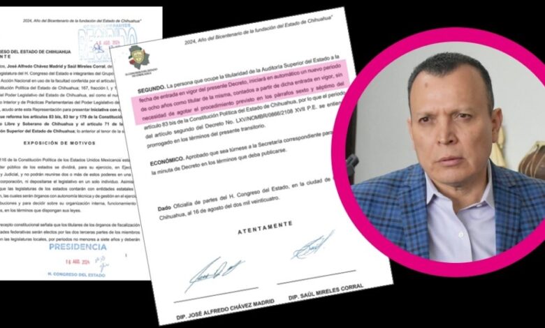 Gobernadora de Chihuahua paga favores al Auditor del Estado por tapar su corrupción y garantizarle impunidad