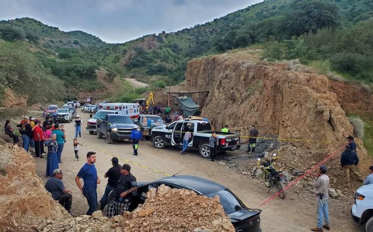 Fatal derrumbe en mina Los Clarines deja tres personas sin vida