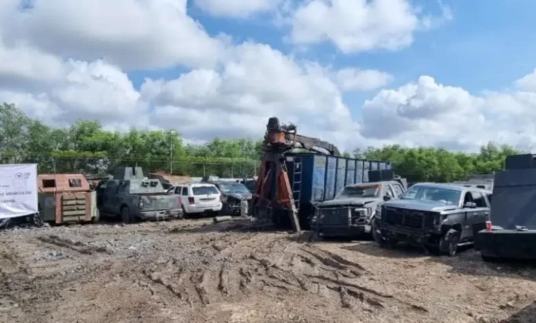 Destruye FGR 25 vehículos blindados de cárteles del Noreste y del Golfo