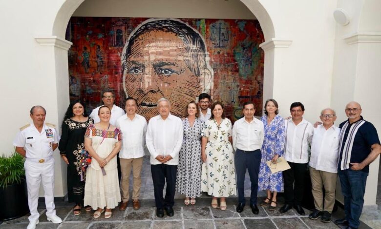 El presidente López Obrador inaugura el Centro Cultural “Leyes de Reforma”, en el Puerto de Veracruz