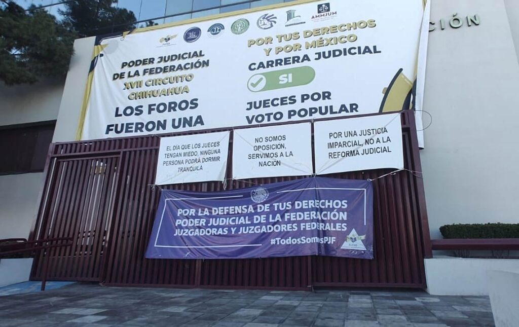 Con un 10% de personal, el Poder Judicial en Ciudad Juárez ha estado trabajando durante un mes