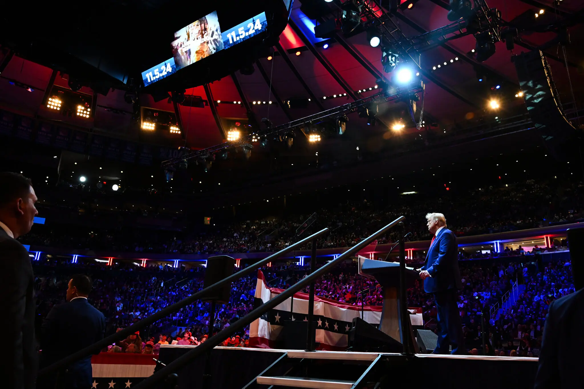 Trump cierra su campaña en el Madison Square Garden con un discurso polarizador