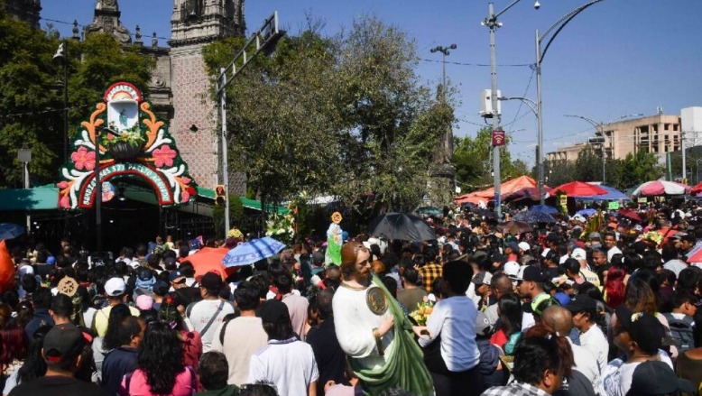 Más de 250 Policías aseguraran la integridad de feligreses en la celebración de San Judas Tadeo en CDMX