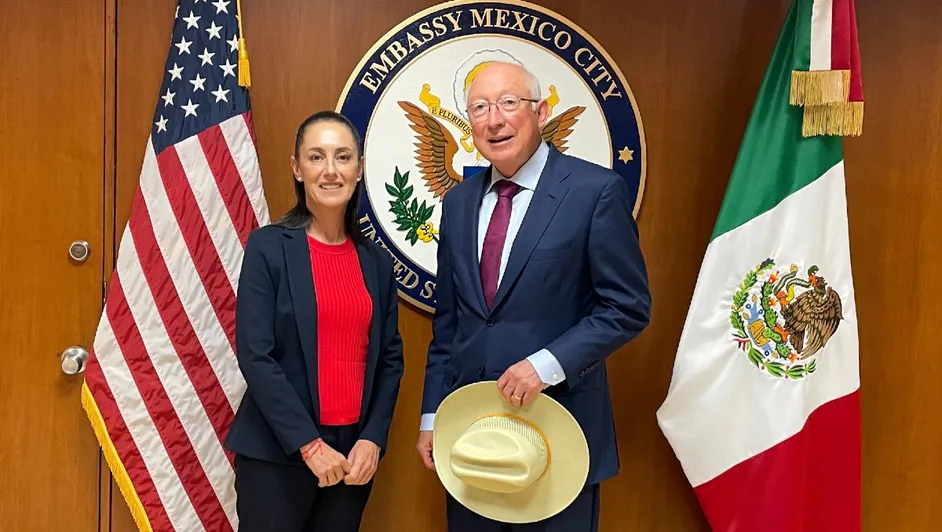 Ken Salazar muestra esperanza en la presidencia de Sheinbaum para fortalecer América del Norte