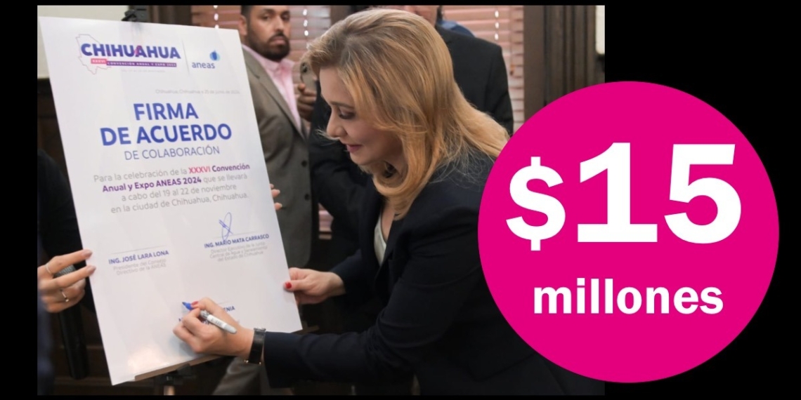 María Eugenia Campos paga 15 millones por la Convención de ANEAS