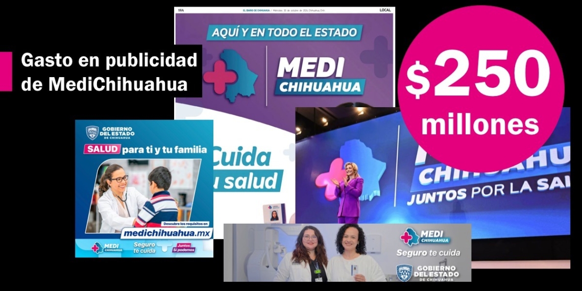 María Eugenia Campos derrocha $250 millones en la publicidad de MediChihuahua