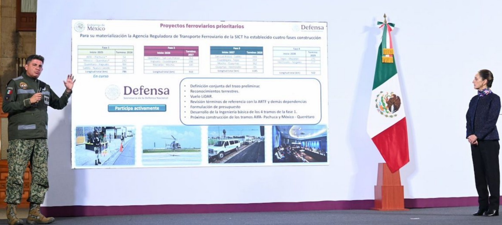 Gobierno de Sheinbaum destina 157 mil millones de pesos para impulsar infraestructura ferroviaria en 2025