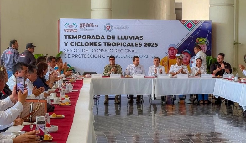 Inician acciones de prevención en Chiapas ante la amenaza de lluvias y ciclones tropicales