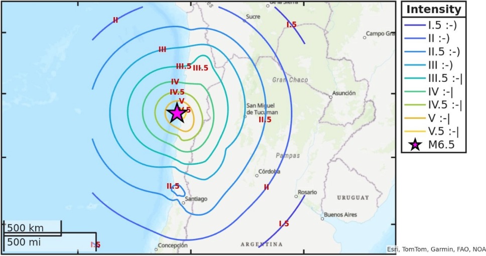 Sismo de 6.4 en el norte de Chile no deja víctimas ni riesgo de tsunami