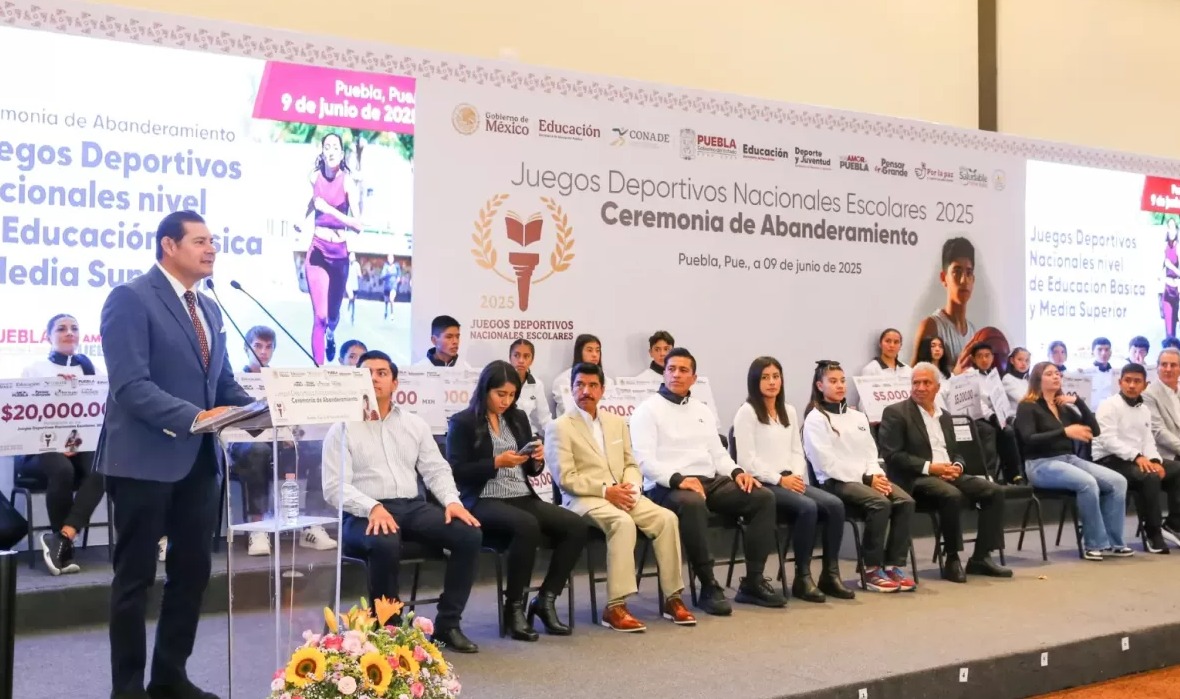 Puebla da el banderazo de salida a sus atletas para los Juegos Deportivos Nacionales 2025
